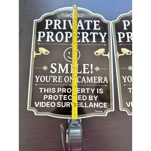 Private Property sign set of 2 – 10x14" aluminum, weather-resistant - Picture 5 of 10